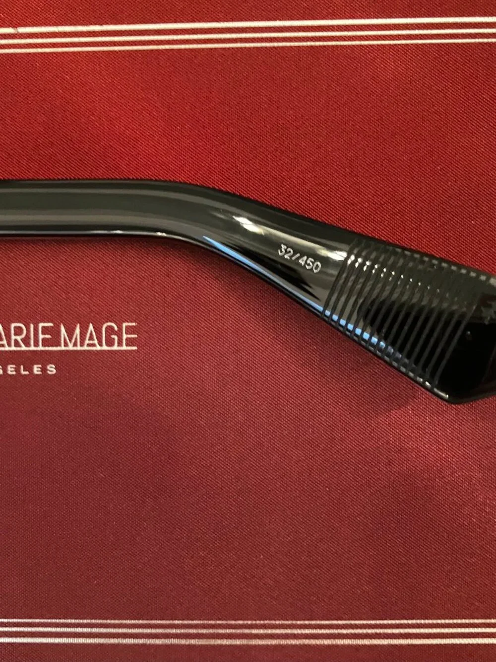 Jacques Marie Mage Hemmings Sun In Lacquer Black JMMHE8A JMM Hemmings Sunglasses